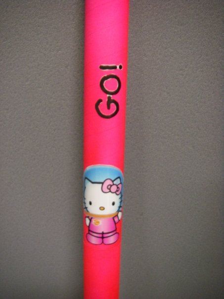 "Go Kitty Go" sporting Hello Kitty Astronaut theme with pink & black colors